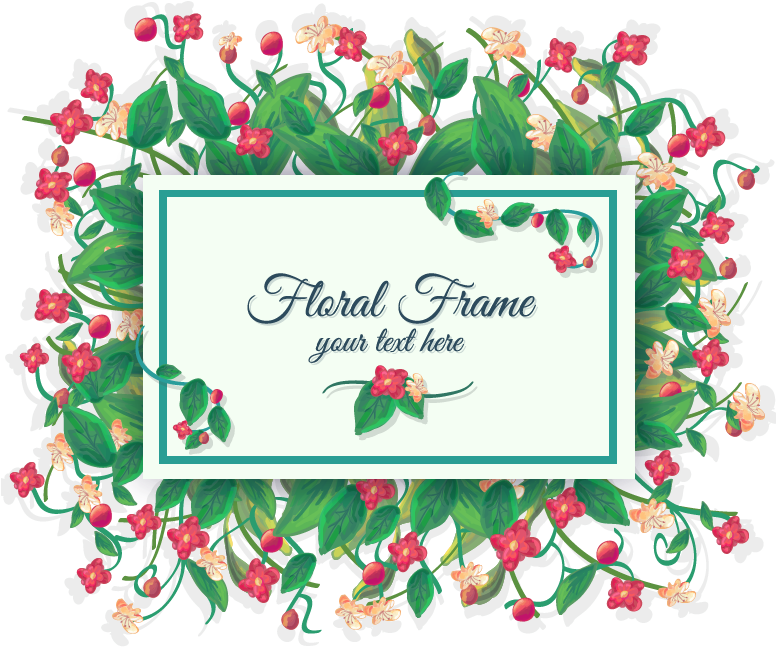 Painting Floral Border - Watercolor Cherry Flower Christmas Png Clipart (786x646), Png Download