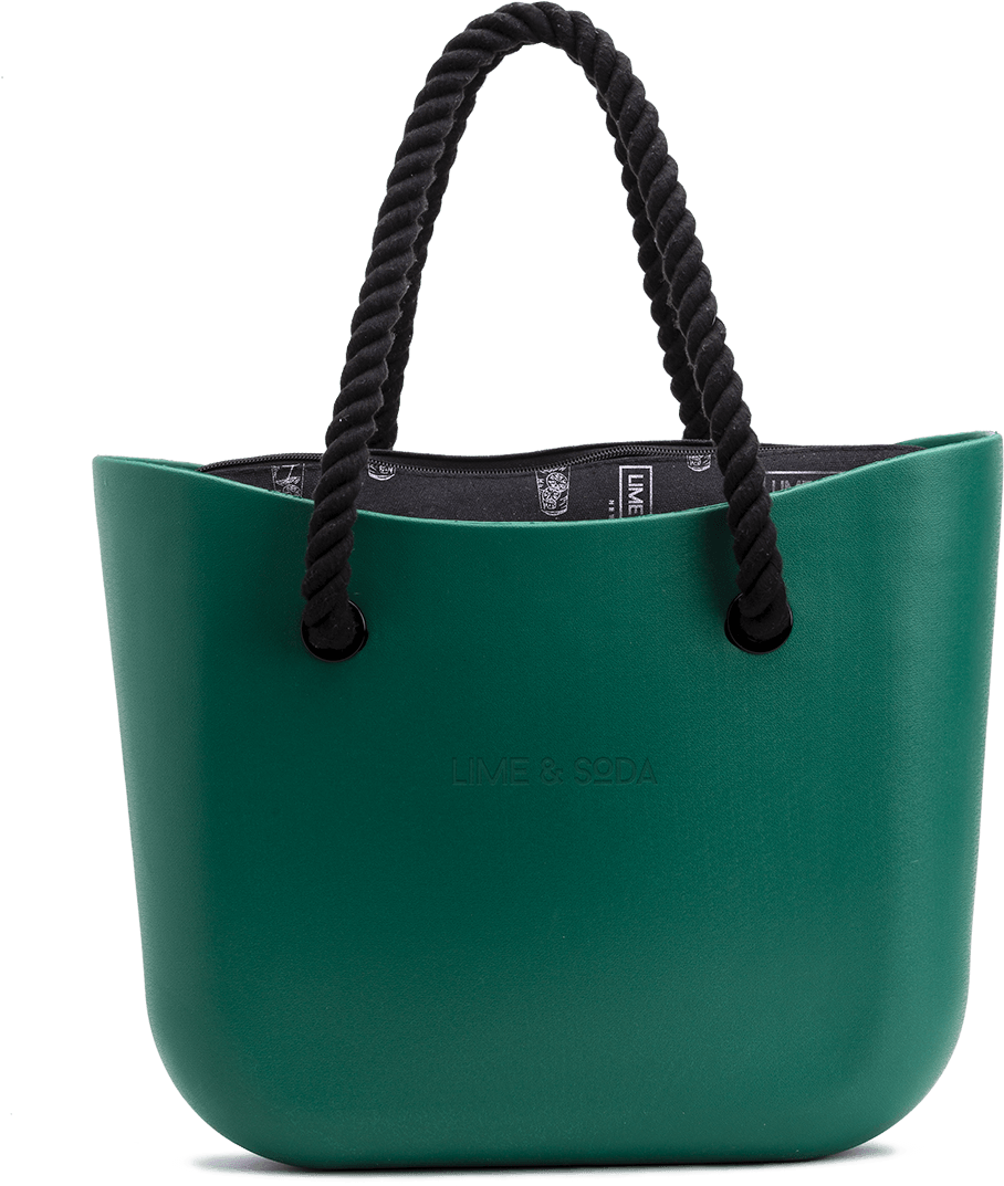Classic Tote Bag Green - Lulu Castagnette Sac A Main Clipart (1015x1464), Png Download