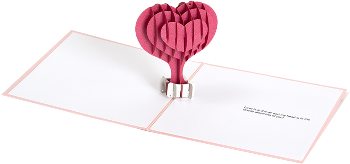 Hot Air Balloon Rides Are Super Romantic - Heart Clipart (1280x653), Png Download