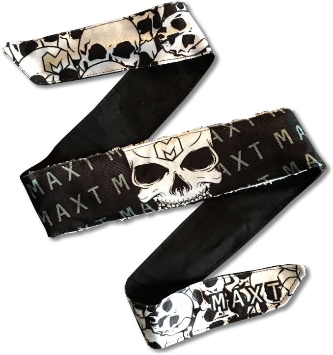 Maxt Skull Paintball Headband - Belt Clipart (678x724), Png Download