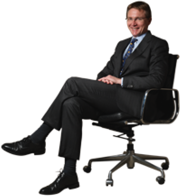 Sitting Man Png Free Download - Sitting On The Chair Png Clipart (600x650), Png Download