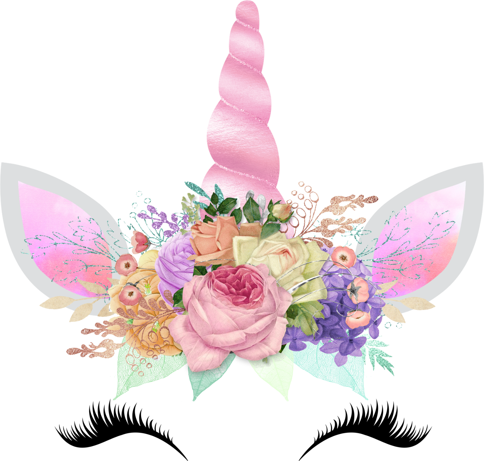 Unicorn Clipart (1600x1525), Png Download
