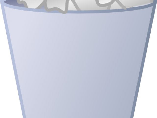 Trash Can Clipart Plastic Garbage - Flat Panel Display - Png Download (640x480), Png Download