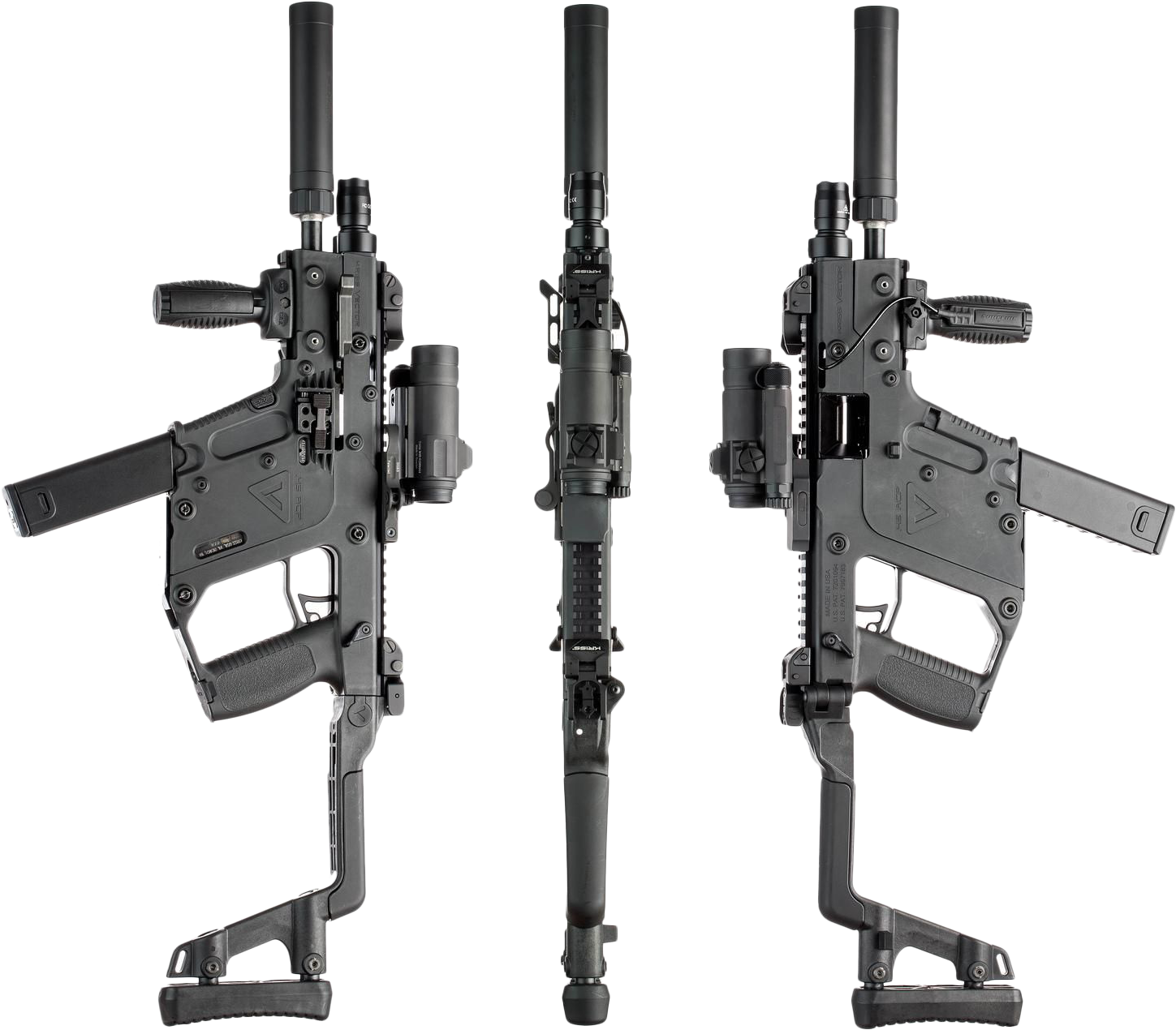 Assault Rifle, Machine Gun, Png, Images - Kriss Super V Clipart (1449x1270), Png Download