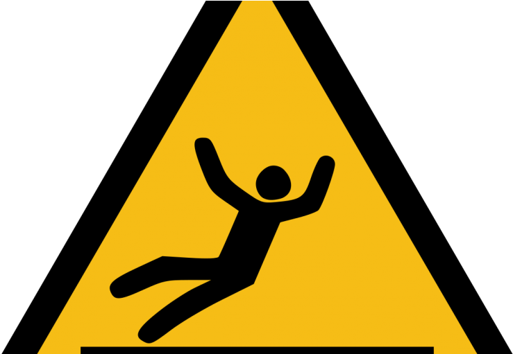 Avoiding Trips And Falls - Slips Trips And Falls Icon Png Clipart (739x511), Png Download