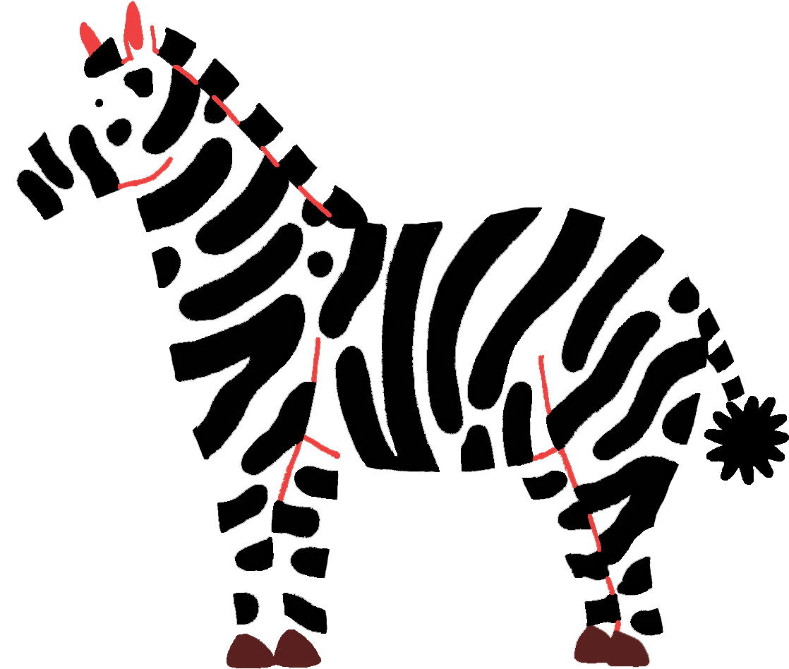 Zebra , Png Download - Zebra Clipart (1118x948), Png Download