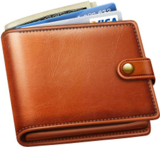 Wallet Png Free Download - Wallet Png Clipart (600x600), Png Download