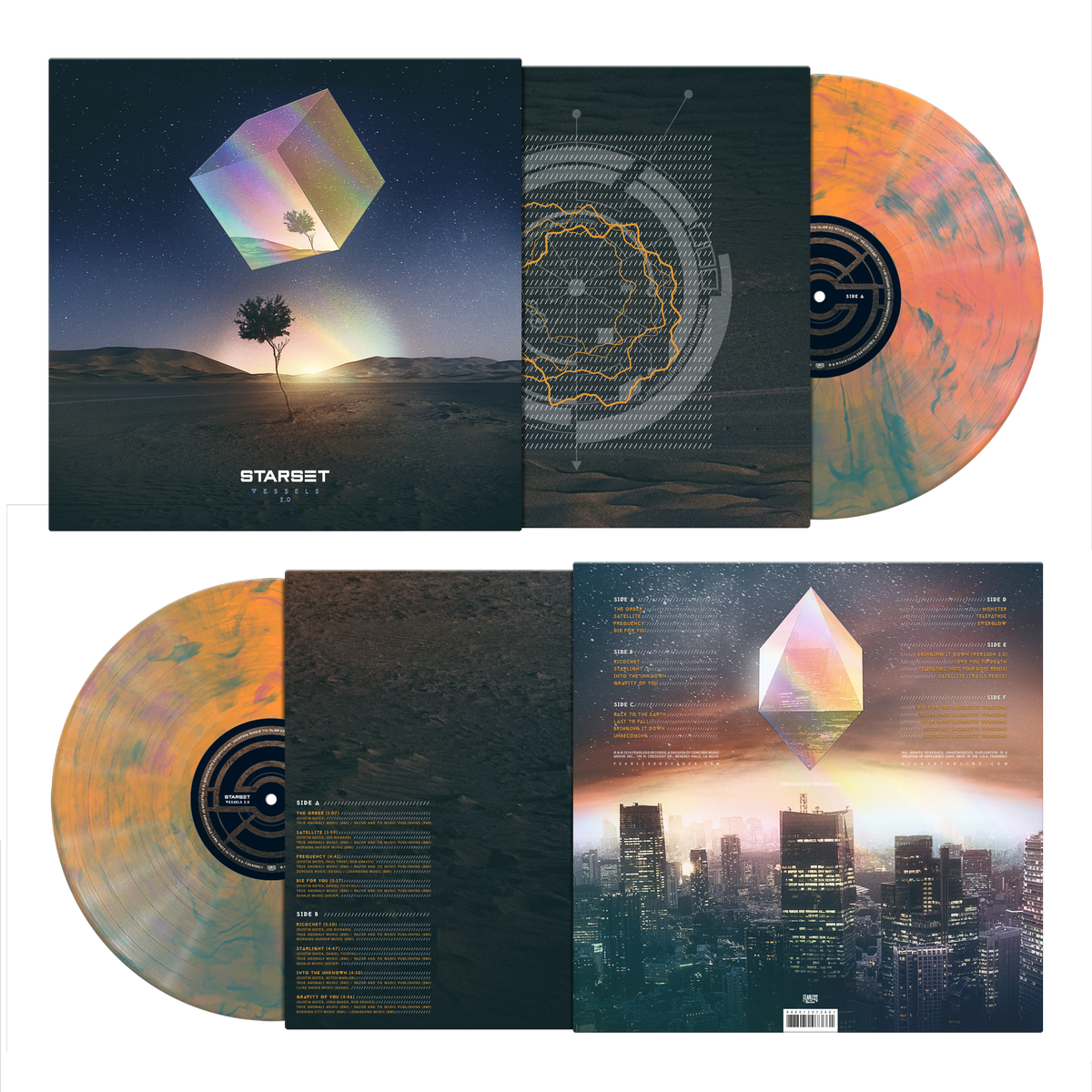 The Twenty One Pilots Podcast - Starset Vessels 2.0 Vinyl Clipart (1200x1200), Png Download