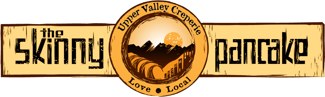 Skinny Pancake Logo Png Clipart (1138x353), Png Download