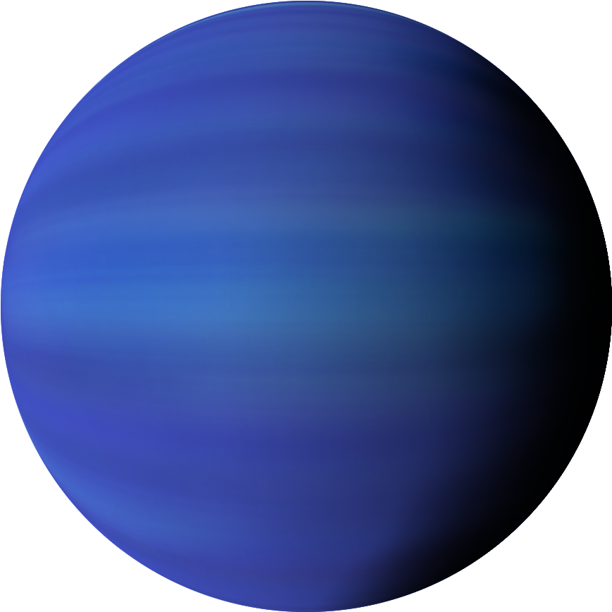 Transiting Jupiter Trine Neptune - Planet Neptune Vector Clipart (944x918), Png Download