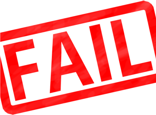 Fail Clipart Transparent - Png Download (640x480), Png Download