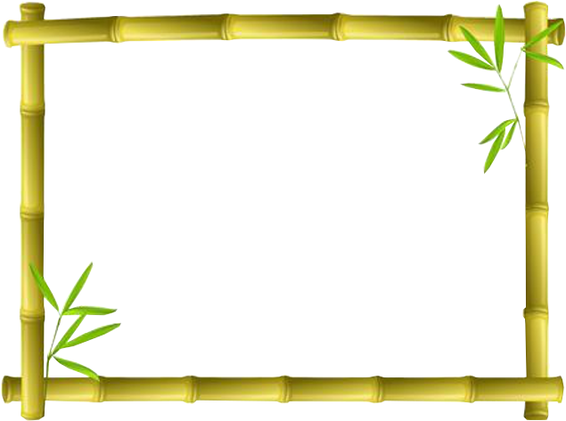 Bamboo Frame Clip Art - Png Download (640x480), Png Download