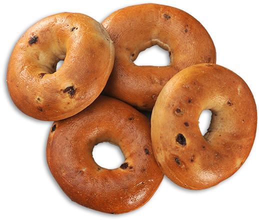 Cinamon Raisin Bagels - Bagel Clipart (695x473), Png Download