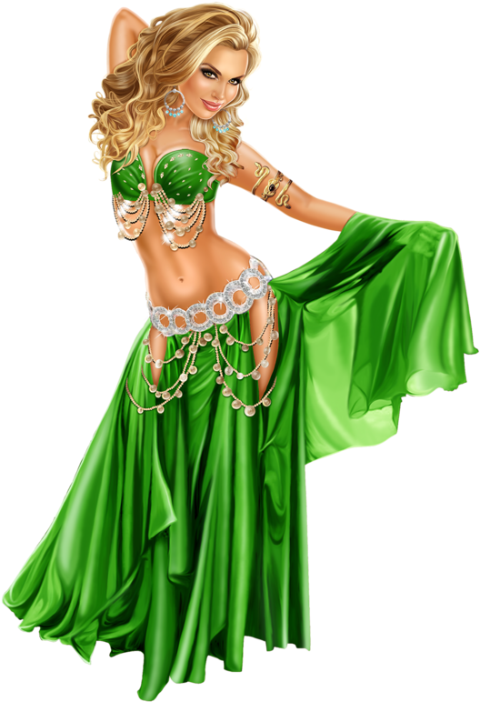 Belly Dance Costumes, Belly Dancers, Gifs, Arabian - Transparent Belly Dancer Femme Png Clipart (586x800), Png Download