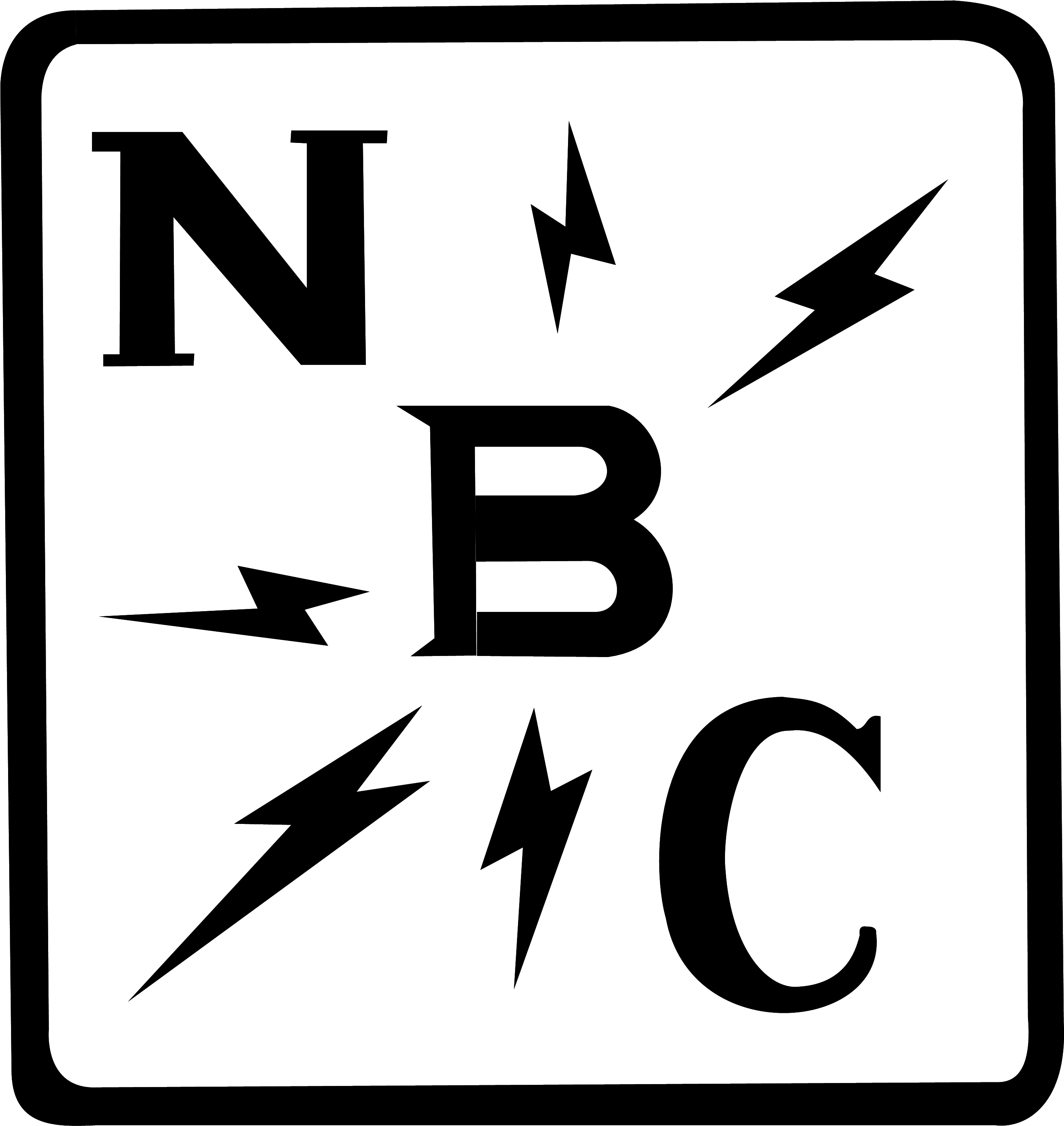 Free Nbc Universal Logo Png - Nbc Logo 1931 Clipart (2894x3064), Png Download