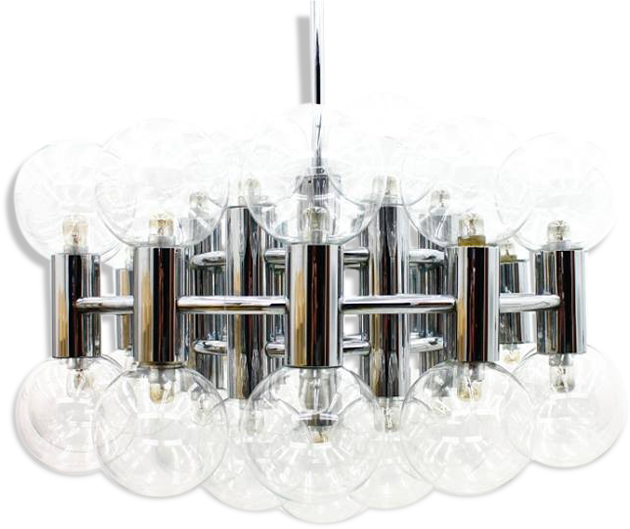 Vintage Hanging Lamp By Motoko Ishii For Staff Leuchten, - Motoko Ishii Staff Clipart (1249x1049), Png Download