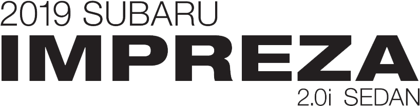 2019 Subaru Impreza - Graphics Clipart (1077x300), Png Download