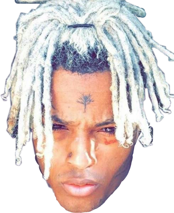 Xxxtentacion Silver Hair , Png Download - Xxxtentacion Head Png Clipart (583x714), Png Download