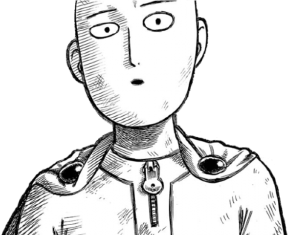 One Punch Man Drawing Easy Clipart (640x480), Png Download