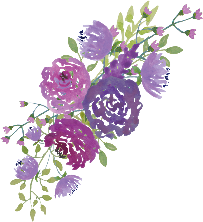 Purple Rose Png Clipart (1024x1024), Png Download