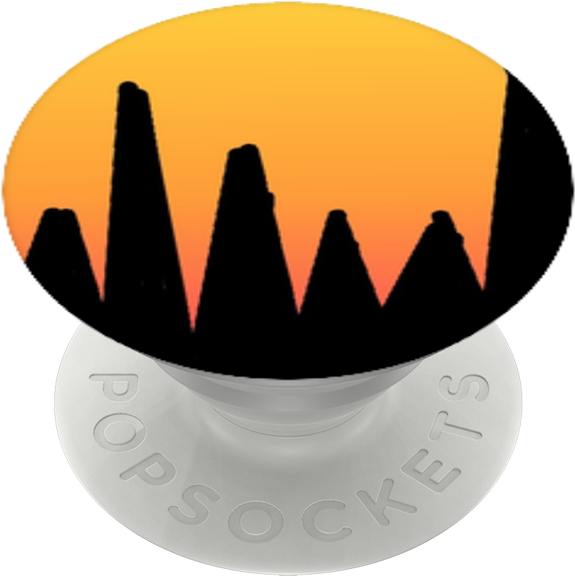 Mountains, Popsockets Mountains - Circle Clipart (989x1000), Png Download