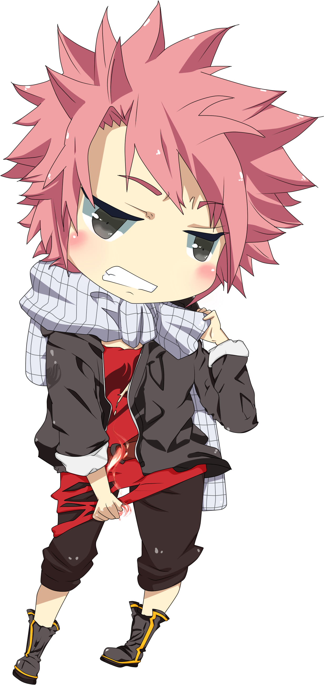 Dragneel Natsu Chibi Clipart (2500x3000), Png Download