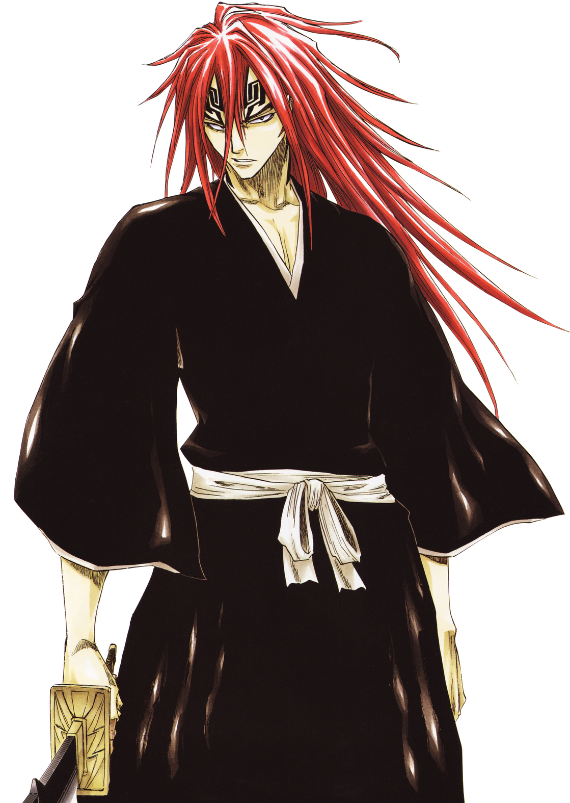 Png - Renji Abarai - Tite Kubo Renji Clipart (1121x1600), Png Download