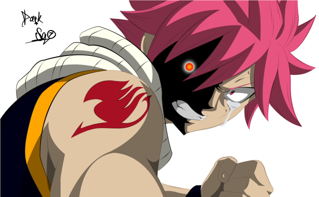 Anime Angry Png - Natsu Angry Clipart (1191x670), Png Download