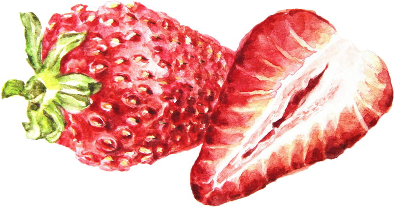 Strawberry Aedmaasikas Fruit Food Picture Material - Strawberry Clipart (805x424), Png Download