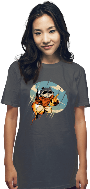 Rocket Raccoon A Teer - Shirt Clipart (650x650), Png Download