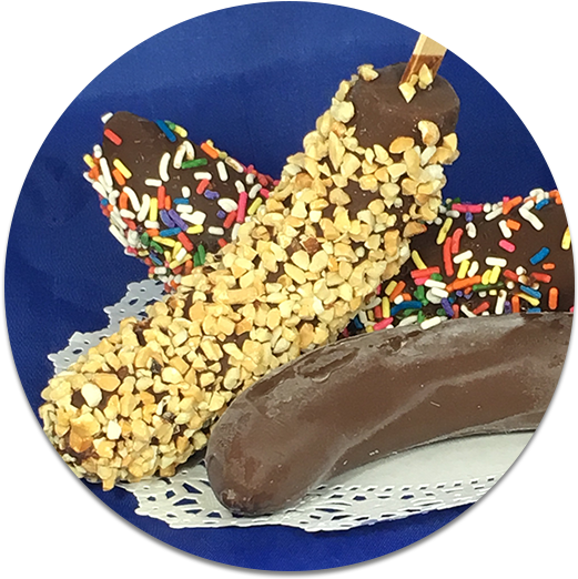 Frozen Banana - Chocolate Clipart (600x600), Png Download