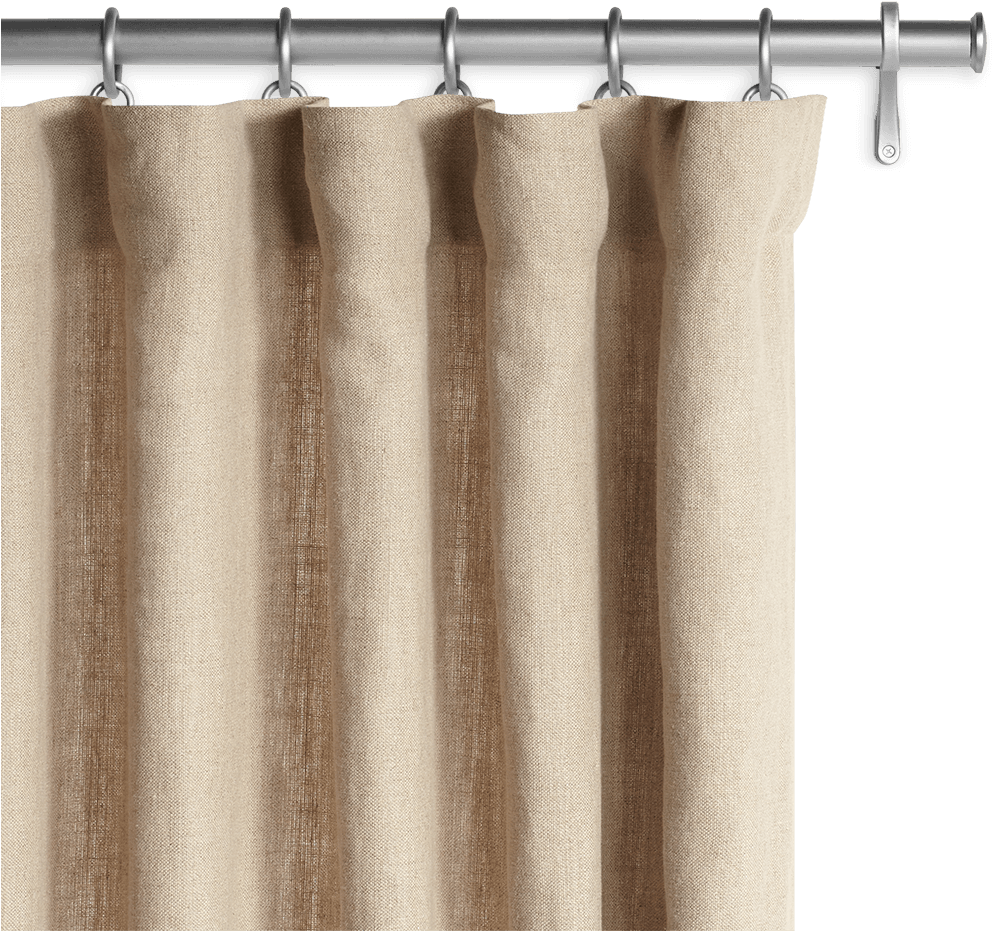 Customize Product Draperies Color - Textured Linen Curtains Clipart (1024x1024), Png Download