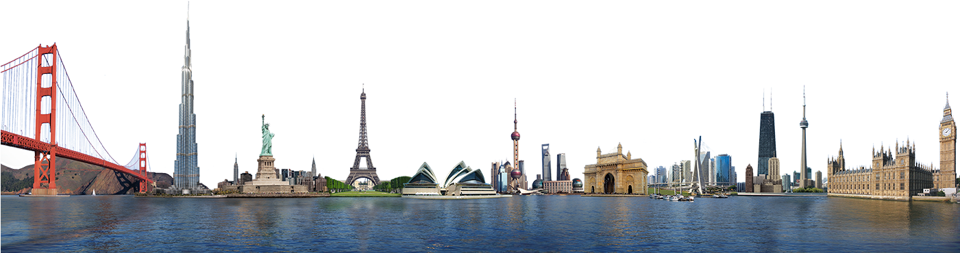 Vector Hills Skyline - Silicon Valley Landscape Clipart (1400x400), Png Download