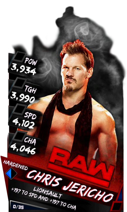 Supercard Chrisjericho S3 Ultimate Ringdom 10623 Supercard - Cedric Alexander Wwe Supercard Clipart (456x720), Png Download