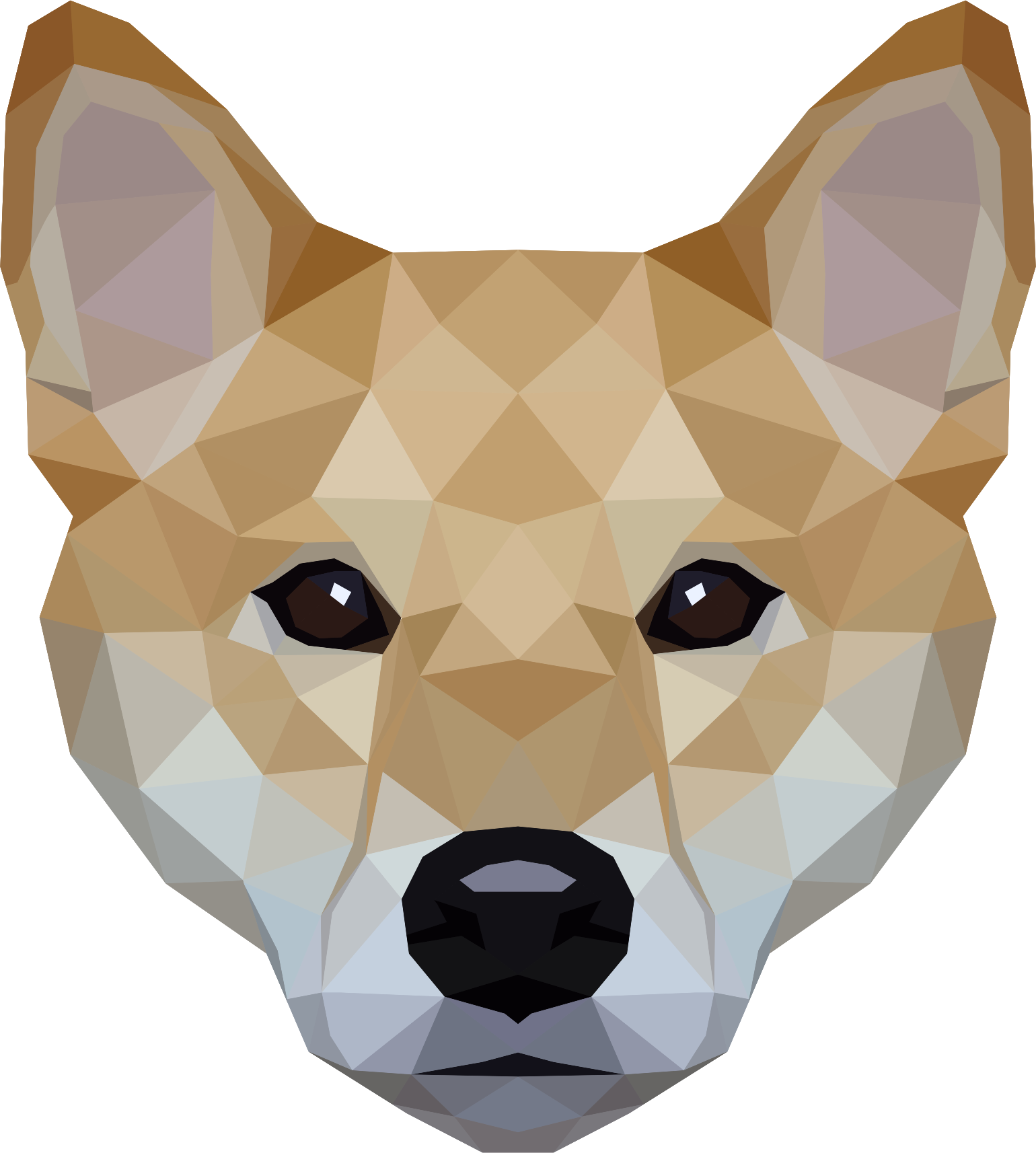 Logo - Korean Jindo Dog Clipart (1540x1714), Png Download