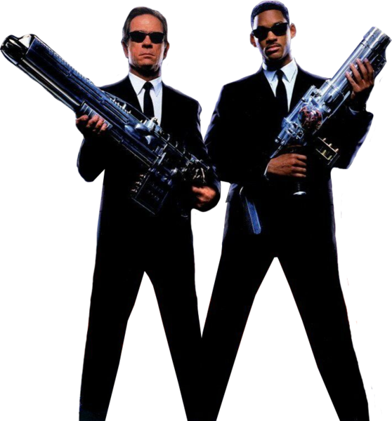 Men In Black Png Clipart (558x600), Png Download