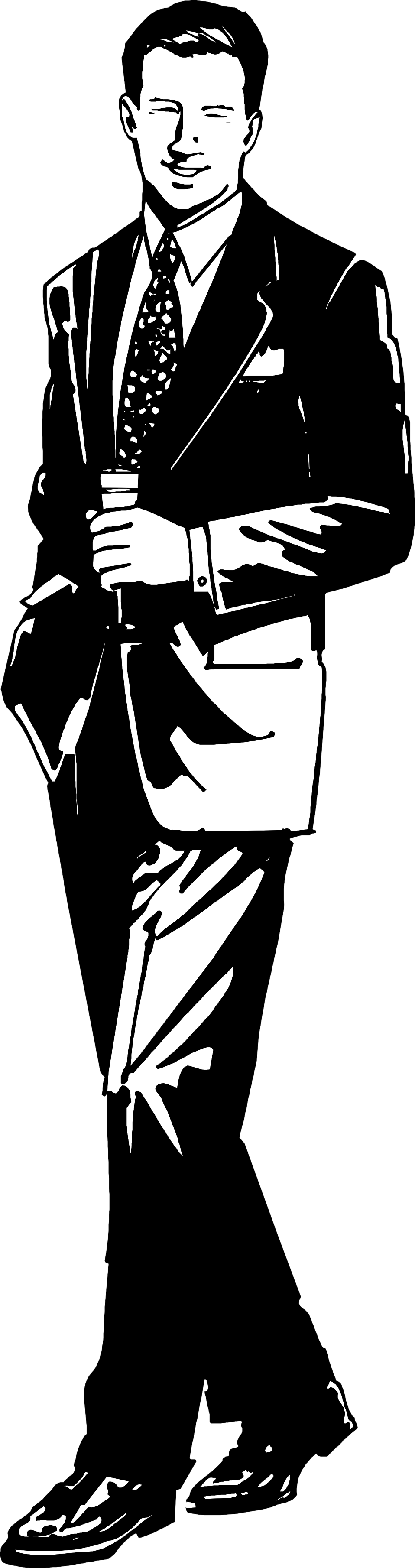 Formal Wear Illustration Suits - Man In Suit Clipart Png - Free Transparent  PNG Download - PNGkey
