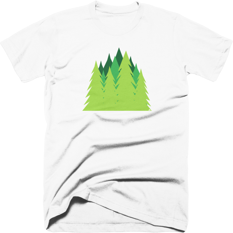 Treeline Tee -apparel In The Great Pacific Northwest - Parish Ink Clipart (786x787), Png Download
