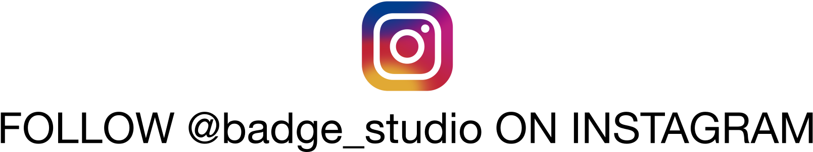 Follow Badge On Ig - Graphic Design Clipart (1679x343), Png Download