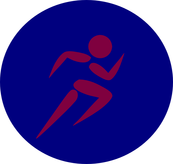 Household Division Running Man Svg Clip Arts 600 X - Circle - Png Download (600x568), Png Download