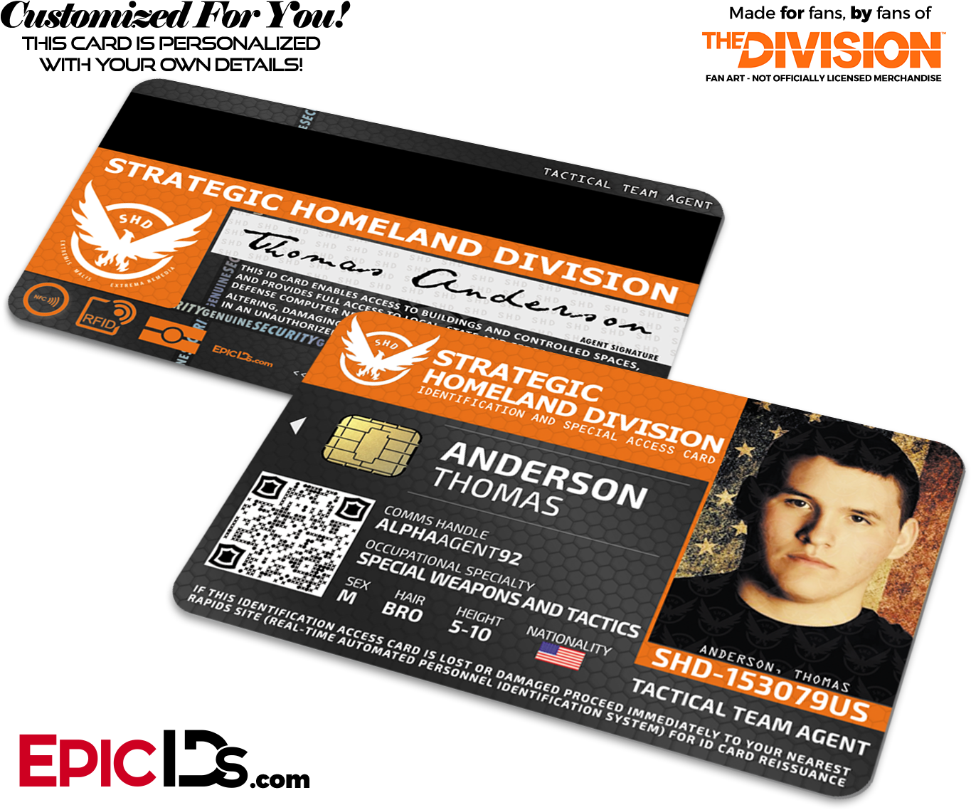 Strategic Homeland Division 'the Division' Agent Id - Eyelash Clipart (1365x1138), Png Download