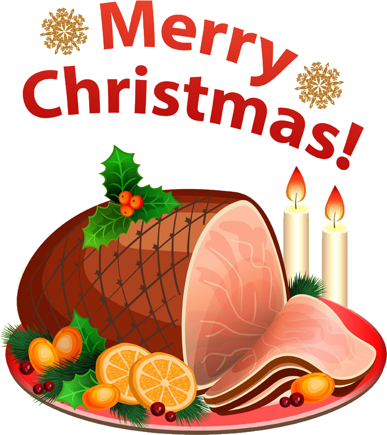 Christmas Dinner Png Mulled Wine Christmas Ham Sunday - Free Christmas Lights Vector Clipart (765x860), Png Download