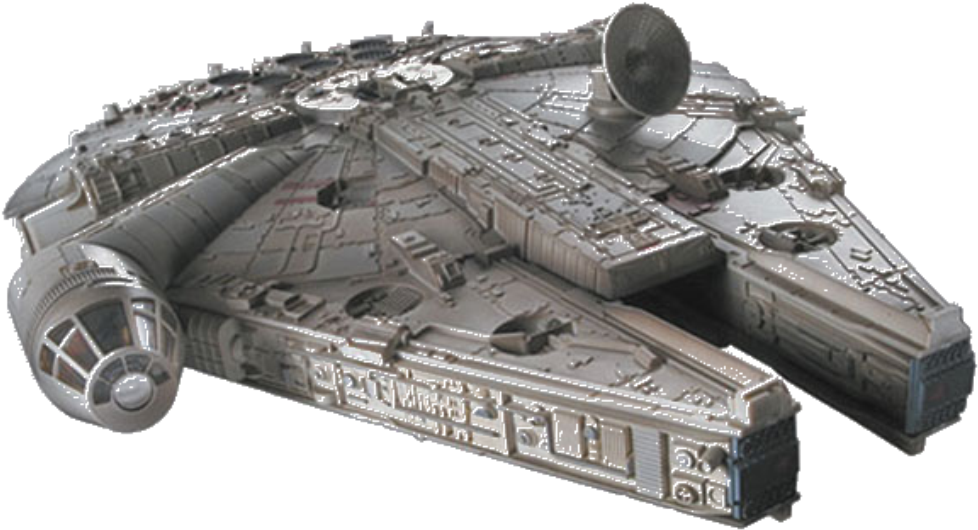 Millenium Falcon - Millennium Falcon No Background Clipart (1019x554), Png Download