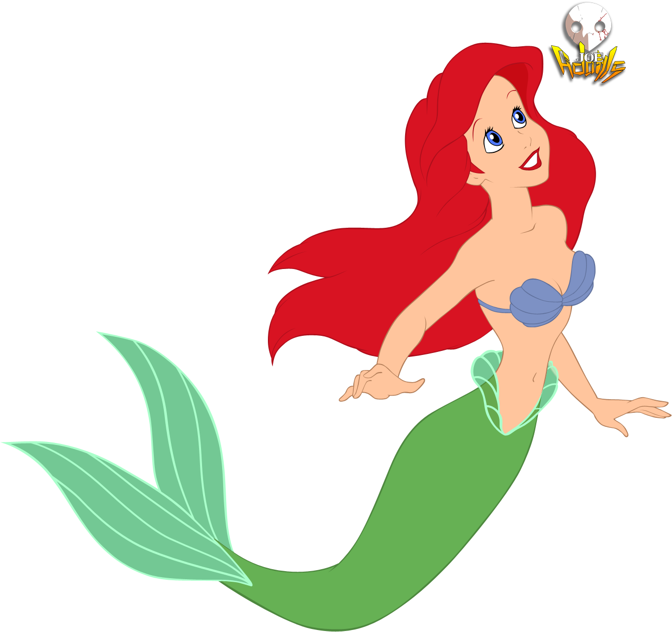 Dream Big Princess Ariel , Png Download - Draw Ariel The Little Mermaid Clipart (1337x1257), Png Download