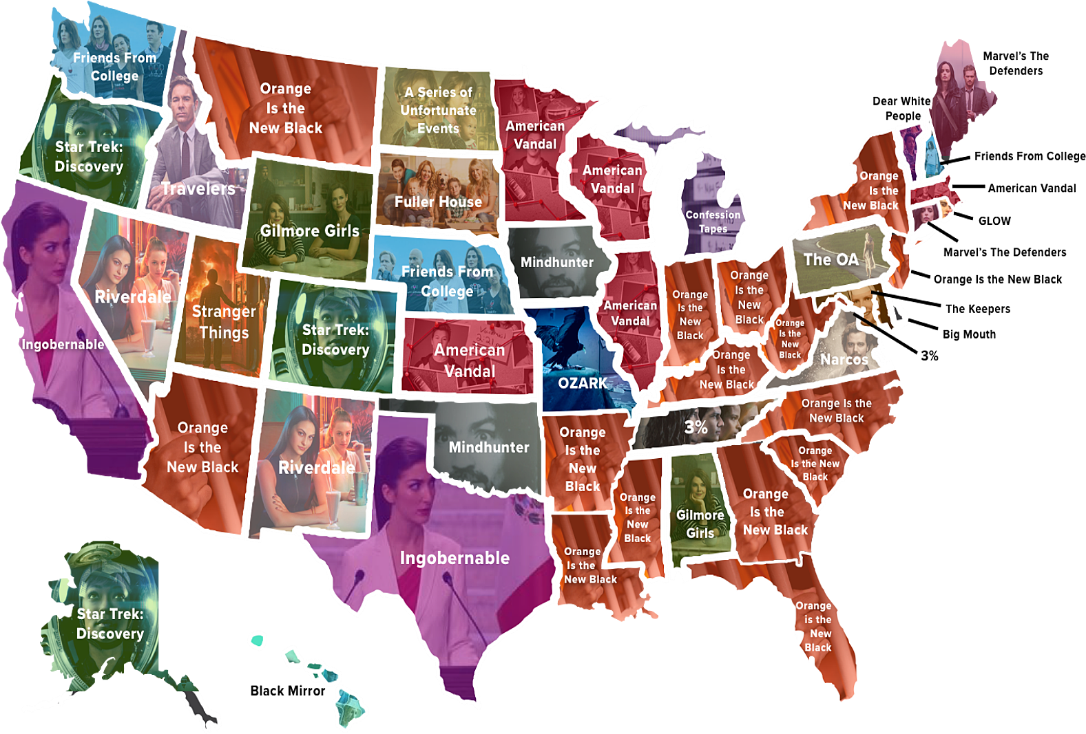 Most Watched Tv Shows 2018 Clipart (1600x1067), Png Download