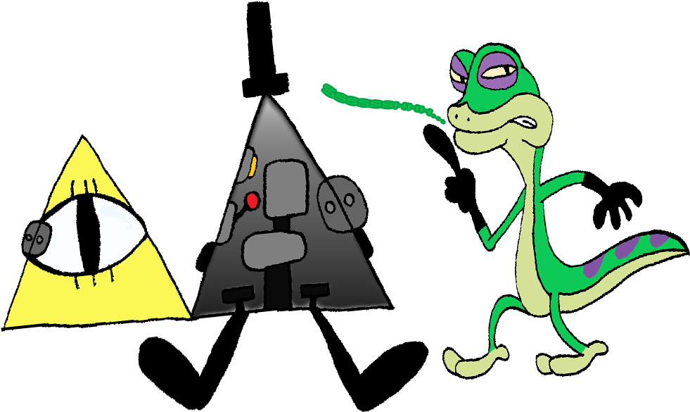 The Identity Of - Bill Cipher Robot Clipart (1000x680), Png Download