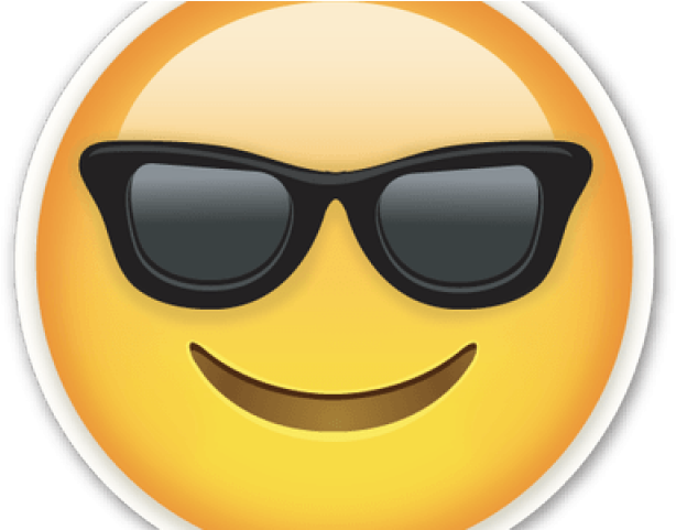 Smiley Face Emoji With No Background - 😎 Png Clipart (640x480), Png Download