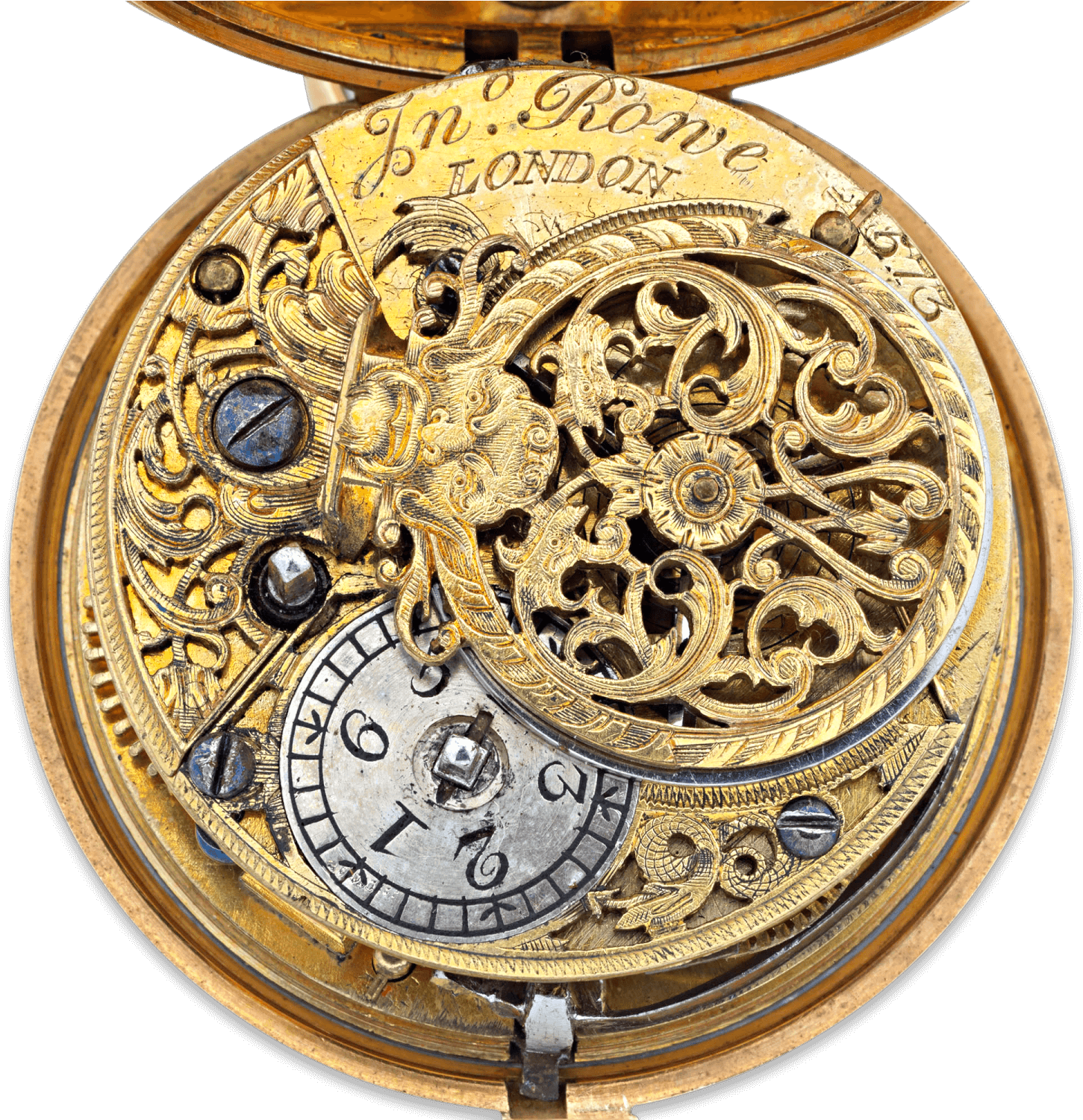 18thcentury English Gold Pocket Watch Gold Pocket Watch Clipart