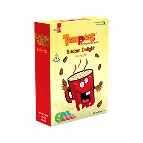 Temptas Badam Delight - Temptas Clipart (710x550), Png Download