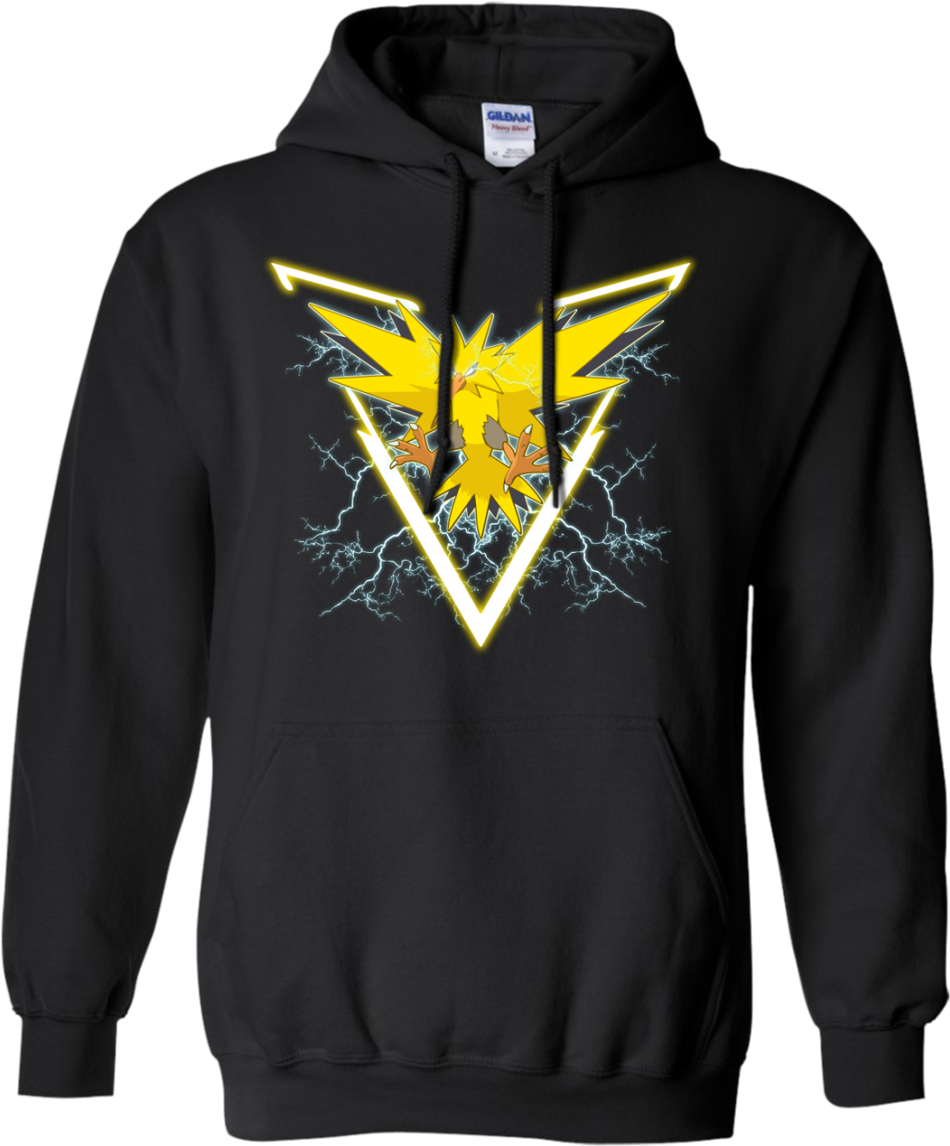 Pokemon Go Team Instinct Logo Pokeauto - Prestonplayz Fire Logo Black Clipart (950x1146), Png Download